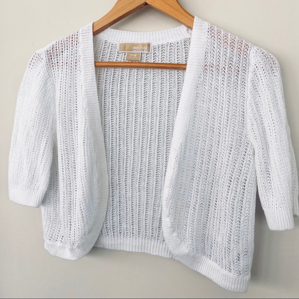 Michael Kors open front knit shrug